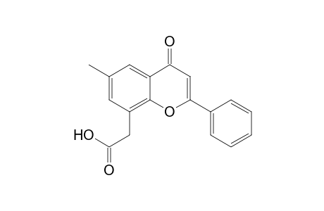 8-Carboxymethyl-6-methyl-2-phenyl-4H-1-benzopyran-4-one