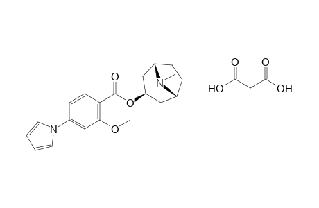 4-(pyrrol-1-yl)-o-anisic acid, tropan-3-yl ester, malonate(1.1)(salt)