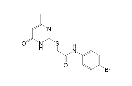 N-(4-Bromo-phenyl)-2-(4-methyl-6-oxo-1,6-dihydro-pyrimidin-2-ylsulfanyl)-acetamide