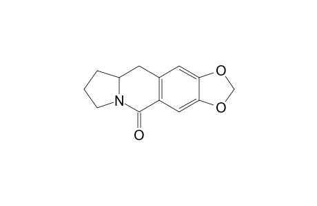 8,9,9a,10-tetrahydro-7H-[1,3]benzodioxolo[5,6-f]indolizin-5-one