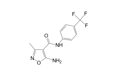 5-Amino-3-methyl-N-[4-(trifluoromethyl)phenyl]-4-isoxazolecarboxamide