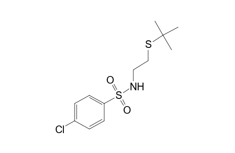 N-[2-(tert-butylthio)ethyl]-p-chlorobenzenesulfonamide