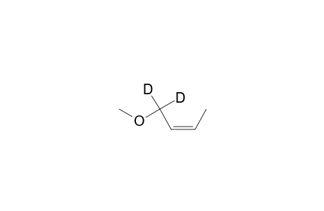 Methyl 1-Dideuterio-2-butenyl ether