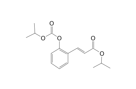 Trans-o-coumaric acid, o-isopropyloxycarbonyl-, isopropyl ester