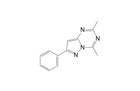 2,4-dimethyl-7-phenylpyrazolo[1,5-a]-s-triazine