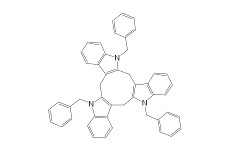 1,4,7-Trihydrocyclononano[2,3-b:5,6-b:8,9-b]tri-1-benzylindole