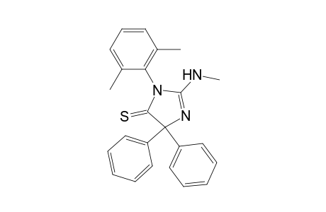 3-(2,6-dimethylphenyl)-2-methylamino-5,5-di(phenyl)imidazole-4-thione