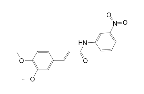 (E)-3-(3,4-dimethoxyphenyl)-N-(3-nitrophenyl)-2-propenamide