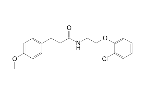 N-[2-(2-Chlorophenoxy)ethyl]-3-(4-methoxyphenyl)propanamide