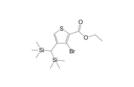 ethyl 4-(bis(Trimethylsilyl)methyl)-3-bromothiophene-2-carboxylate