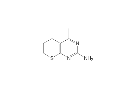 2-amino-6,7-dihydro-4-methyl-5H-thiopyrano[2,3-d]pyrimidine