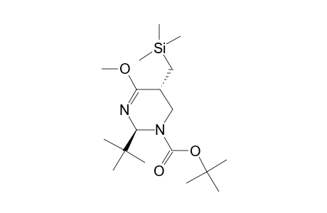 (2S,5R)-2-tert-butyl-6-methoxy-5-(trimethylsilylmethyl)-4,5-dihydro-2H-pyrimidine-3-carboxylic acid tert-butyl ester