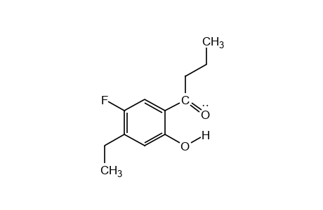4'-ethyl-5'-fluoro-2'-hydroxybutyrophenone