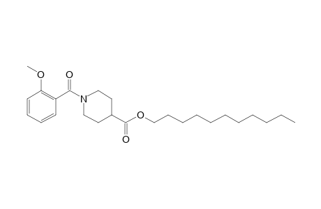 Isonipecotic acid, N-(2-methoxybenzoyl)-, undecyl ester