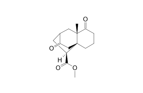 Methyl (1S*,2S*,4R*,6s*)-6-Methyltricyclo[6.2.2.0(1,6)]dodecan-7,12-dione-2-carboxylate