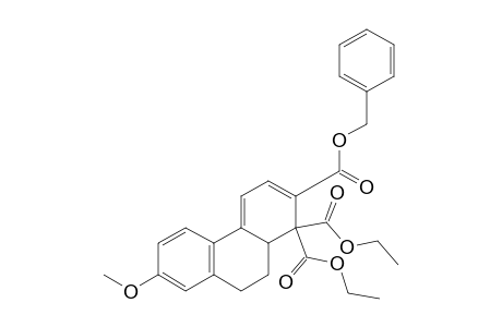 Benzyl 1,1-diethoxycarbonyl-7-methoxy-1,9,10,10a-tetrahydrophenanthrene-2-carboxylate