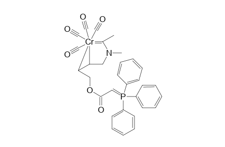 [(4,5-.eta.2)-N-Ethylene-N-methylaminobut-2-en-4-yl-triphenylphosphinoacetate]tetracarbonylchromium(IV) complex