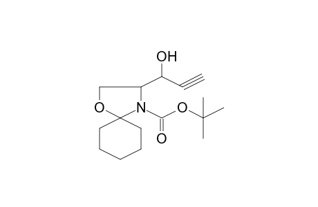 1-Oxa-4-azaspiro[4.5]decane-4-carboxylic acid, 3-(1-hydroxypropyn-3-yl)-, t-butyl ester