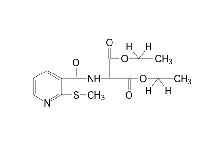 [2-(methylthio)nicotinamido]malonic acid, diethyl ester