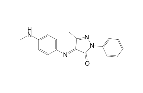 3H-Pyrazol-3-one, 2,4-dihydro-5-methyl-4-[[4-(methylamino)phenyl]imino]-2-phenyl-