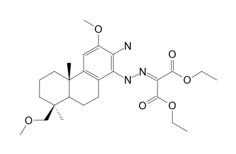 Diethyl mesoxalate 13-amino-12,19-dimethoxypodocarpa-8,11,13-trien-14-ylhydrazone