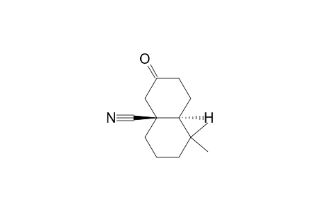 (4aS,8aS)-1,1-dimethyl-6-oxo-decalin-4a-carbonitrile