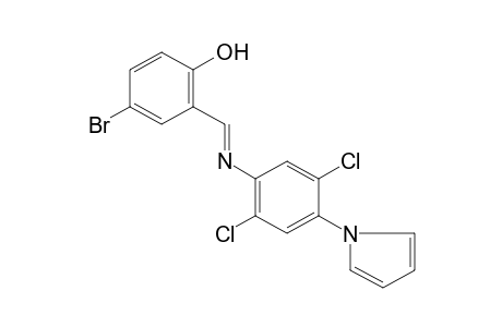 4-bromo-2-{N-[2,5-dichloro-4-(pyrrol-1-yl)phenyl]formimidoyl}phenol