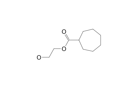 Cycloheptanecarboxylic acid, 2-hydroxyethyl ester