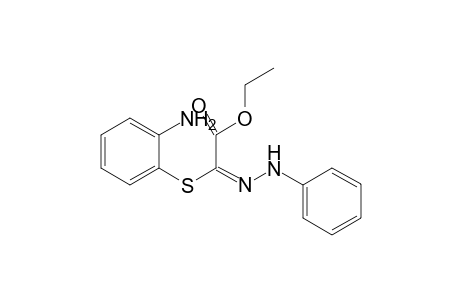 Ethyl [(2'-aminophenyl)ethyl]-1-[(phenylhydroazono)thio]-2-carboxylate