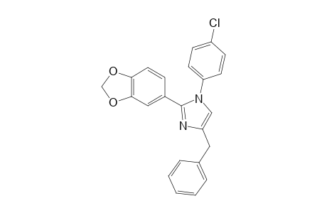 2-(Benzo[d][1,3]dioxol-5-yl)-4-benzyl-1-(4-chlorophenyl)-1H-imidazole