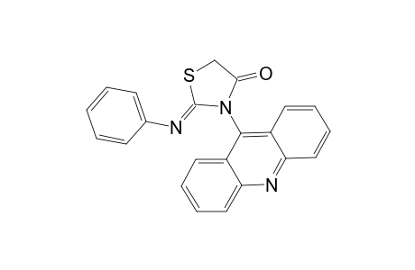 2-PHENYL-3-(ACRIDIN-9'-YL)-1,3-THIAZOLIDIN-4-ONE