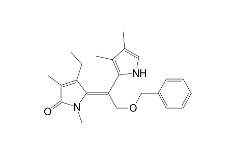 2H-Pyrrol-2-one, 5-[[3,4-dimethyl-1-[(phenylmethoxy)methyl]-1H-pyrrol-2-yl]methylene]- 4-ethyl-1,5-dihydro-1,3-dimethyl-, (Z)-