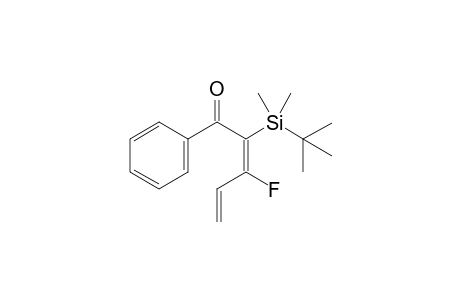 (Z)-2-(t-Butyl)dimethylsilyl-3-fluoro-1-phenylpenta-2,4-dien-1-one