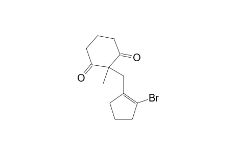 2-(2'-Bromo-1'-cyclopentenylmethyl)-2-methylcyclohexane-1,3-dione