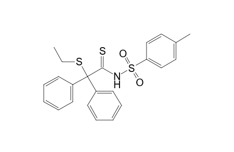 .alpha.-(ethylthio)-N-((4-methyl phenyl)sulfonyl)-.alpha.-phenylbenzeneethanethioamide