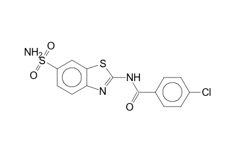 N-[6-(Aminosulfonyl)-1,3-benzothiazol-2-yl]-4-chlorobenzamide