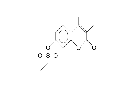 7-Ethylsulfonyloxy-3,4-dimethyl-coumarin