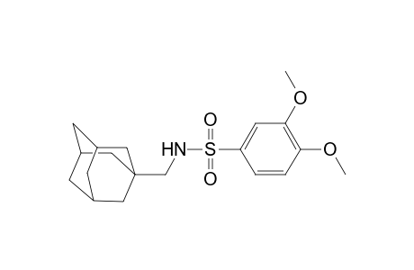 N-Adamantan-1-ylmethyl-3,4-dimethoxy-benzenesulfonamide