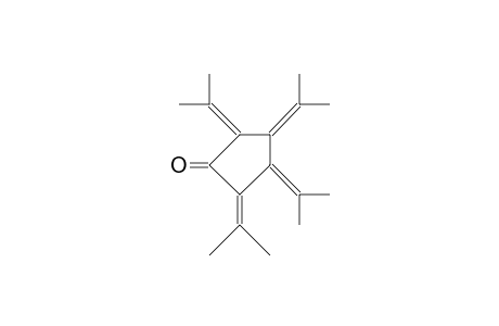 2,3,4,5-tetra(propan-2-ylidene)-1-cyclopentanone