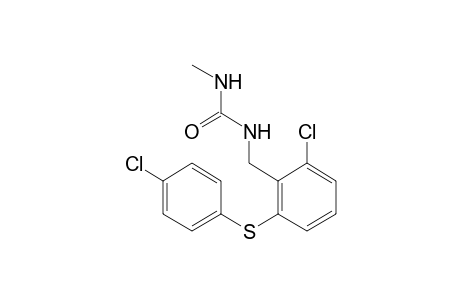 1-{2-chloro-6-[(p-chlorophenyl)thio]benzyl}-3-methylurea