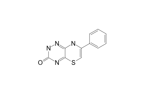 7-PHENYL-8H-[1,4]-THIAZINO-[2,3-E]-1,2,4-TRIAZIN-3-(2H)-ONE