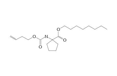 1-Aminocyclopentanecarboxylic acid, N-(but-3-en-1-yloxycarbonyl)-, octyl ester