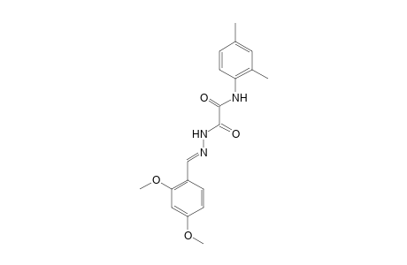 2',4'-Dimethyloxanilic acid N'-veratrylidenehydrazide