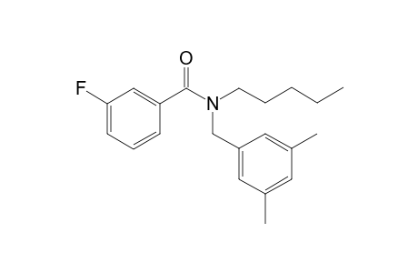 Benzamide, 3-fluoro-N-(3,5-dimethylbenzyl)-N-pentyl-