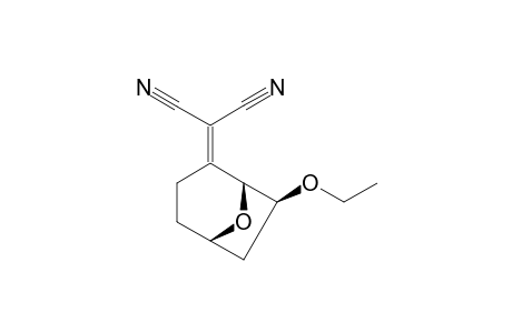 (1R*,5S*,7S*)-7-ETHOXY-8-OXABICYClO-[3.2.1]-OCTAN-2-YLIDENEMALONONITRILE