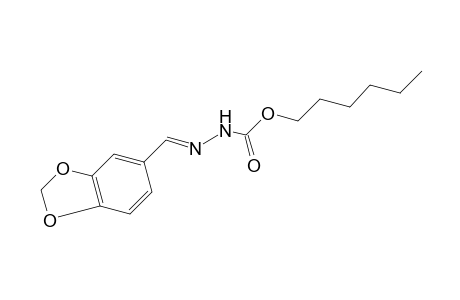 3-piperonylidenecarbazic acid, hexyl ester