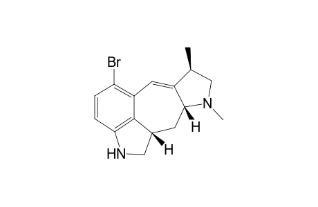 (3S, 5R, 8R)-5(10->9)abeo-2,3.beta.-Dihydro-6-methyl-8.beta.-methyl-12-bromo-9, I10-didehydroergoline