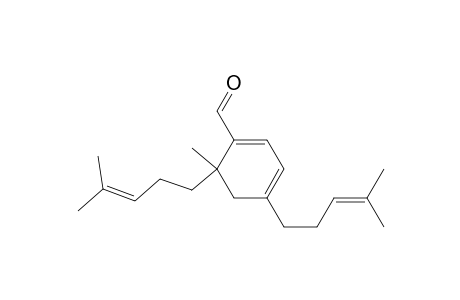 6-Methyl-4,6-bis(4-methylpent-3-enyl)-1-cyclohexa-1,3-dienecarboxaldehyde