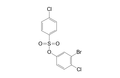 p-CHLOROBENZENESULFONIC ACID, 3-BROMO-4-CHLOROPHENYL ESTER