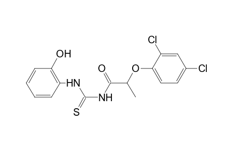 N-[2-(2,4-dichlorophenoxy)propanoyl]-N'-(2-hydroxyphenyl)thiourea